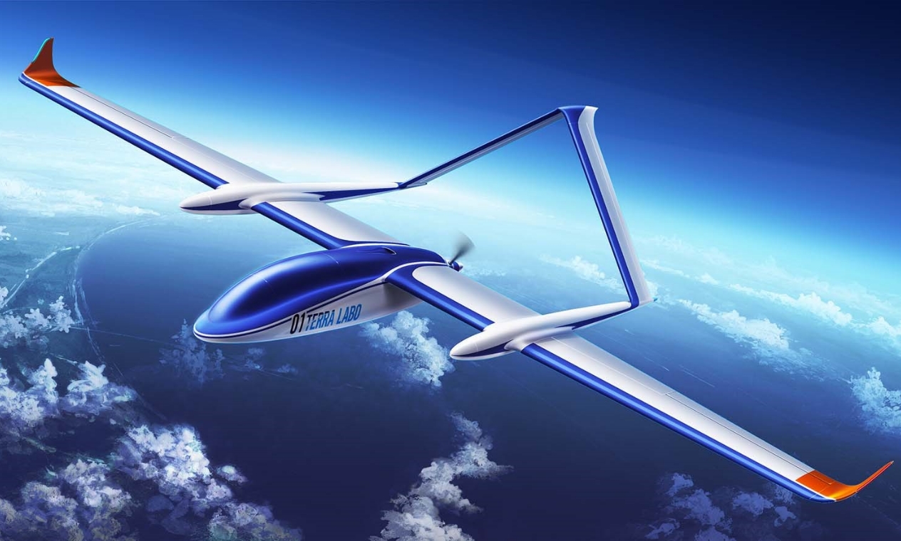 2019年に発表した長距離無人航空機「TERRA Dolphin」